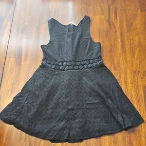 Free People Black Daisy Dress Sz 6